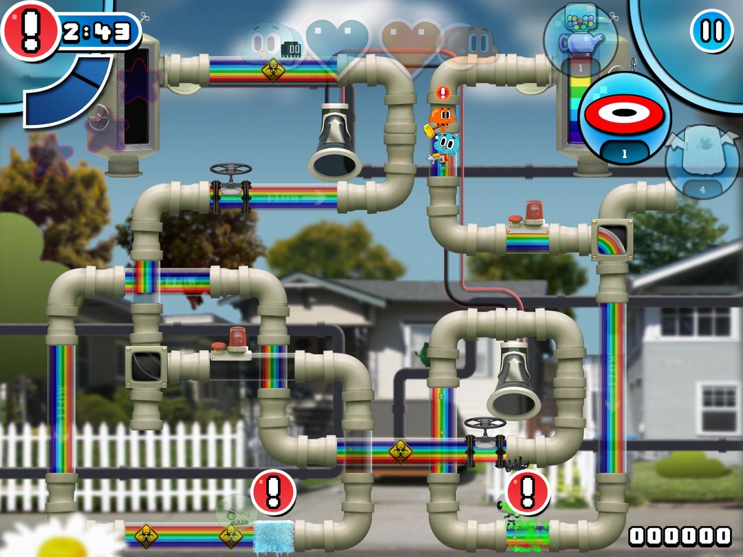 Screenshot of Gumball Rainbow Ruckus