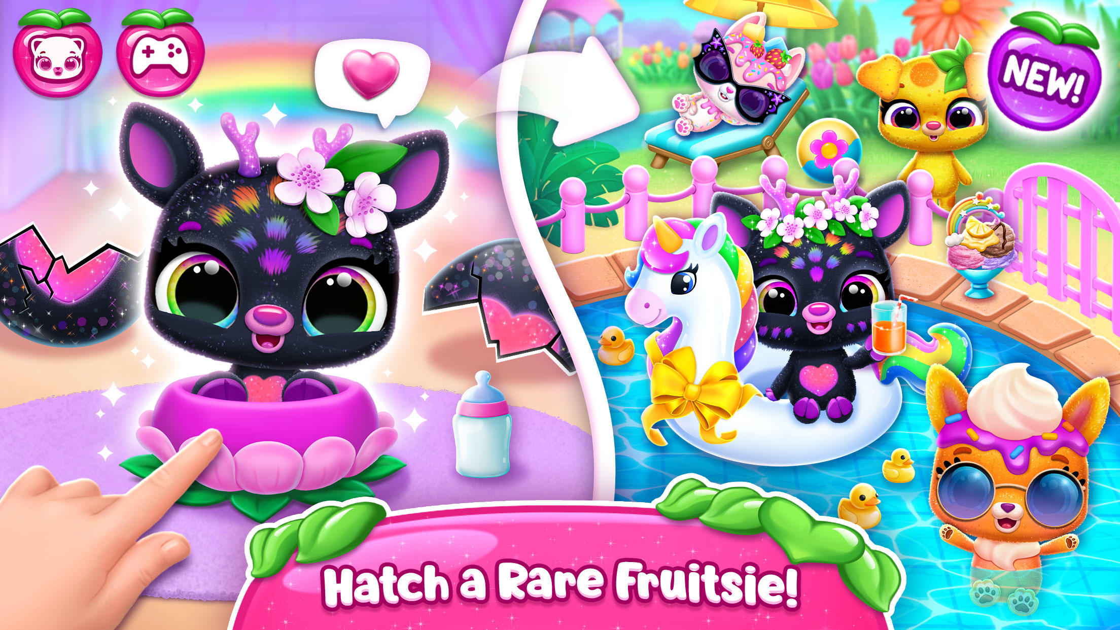 Captura de Tela do Jogo Fruitsies - Pet Friends