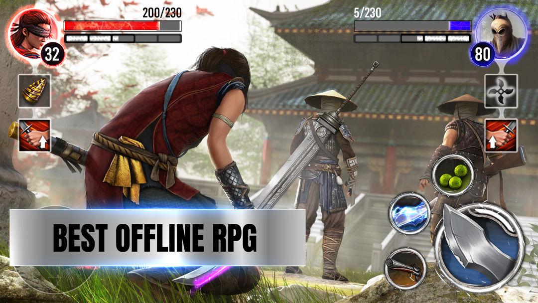 Ninja Ryuko: 닌자영웅싸움오프라인 게임 게임 스크린 샷
