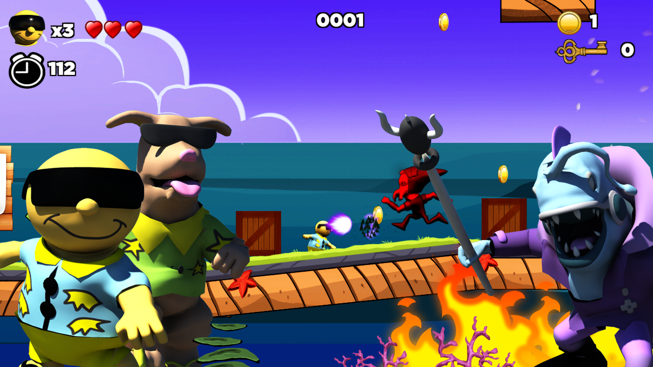 Surfin' Sam Game Screenshot