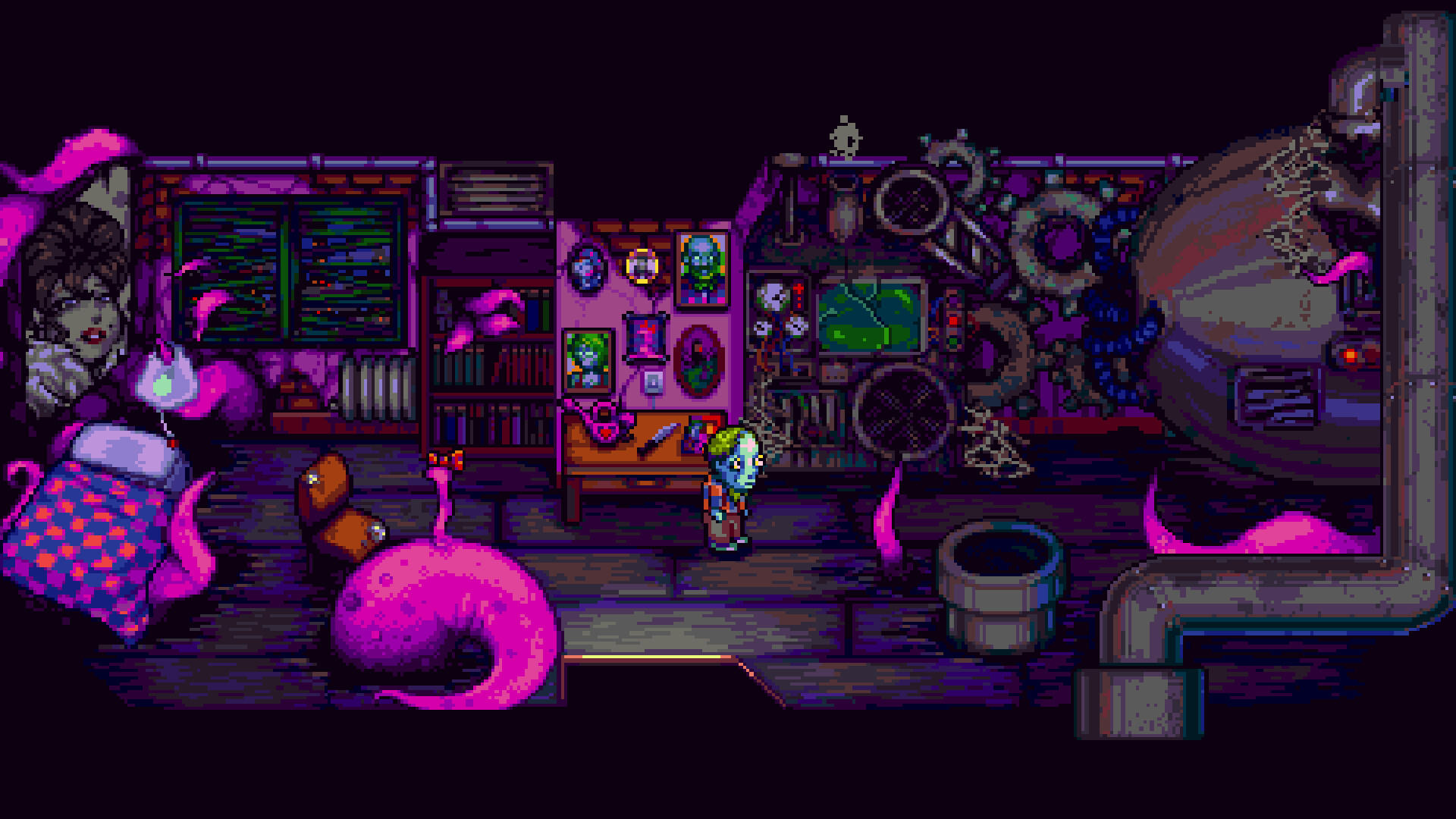 Octopus City Blues Game Screenshot