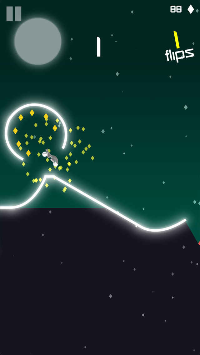 Screenshot of Neon Rider