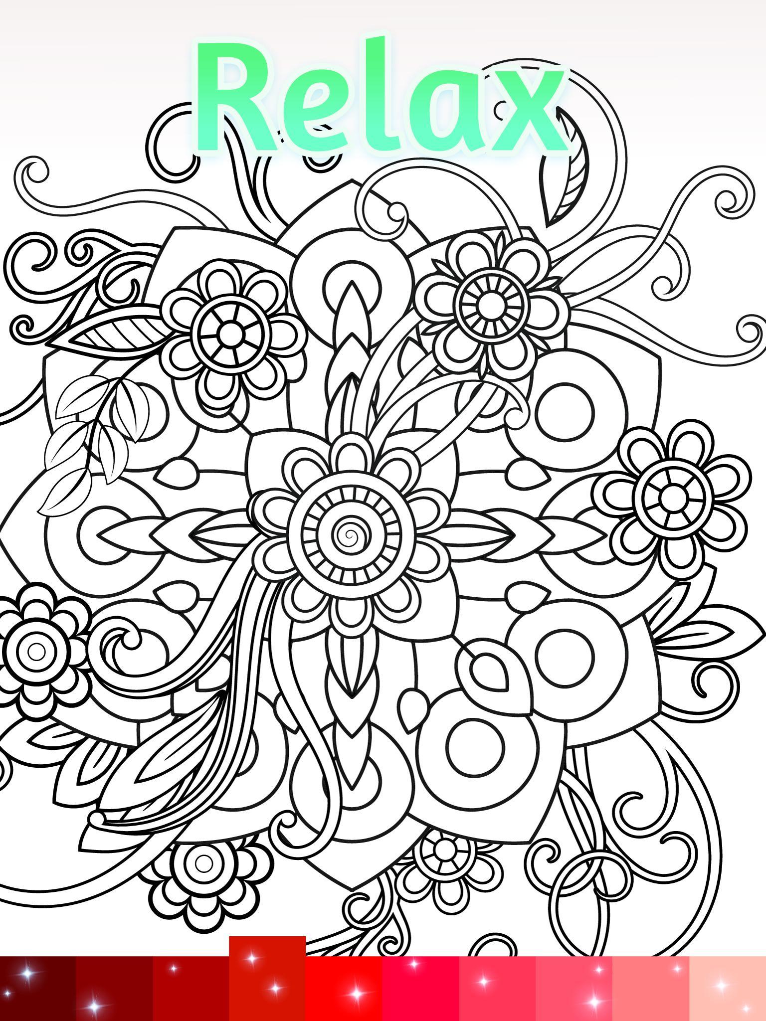 Screenshot 1 of Antistress Coloring For Adults 5.2