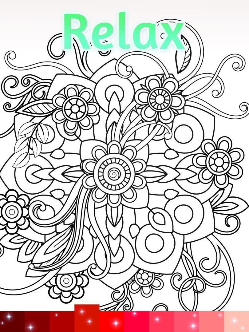 Antistress Coloring For Adults screenshot game