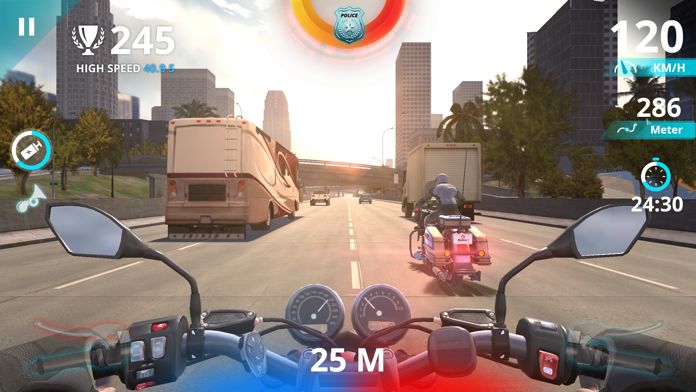 Motorbike: Traffic & Drag Race遊戲截圖