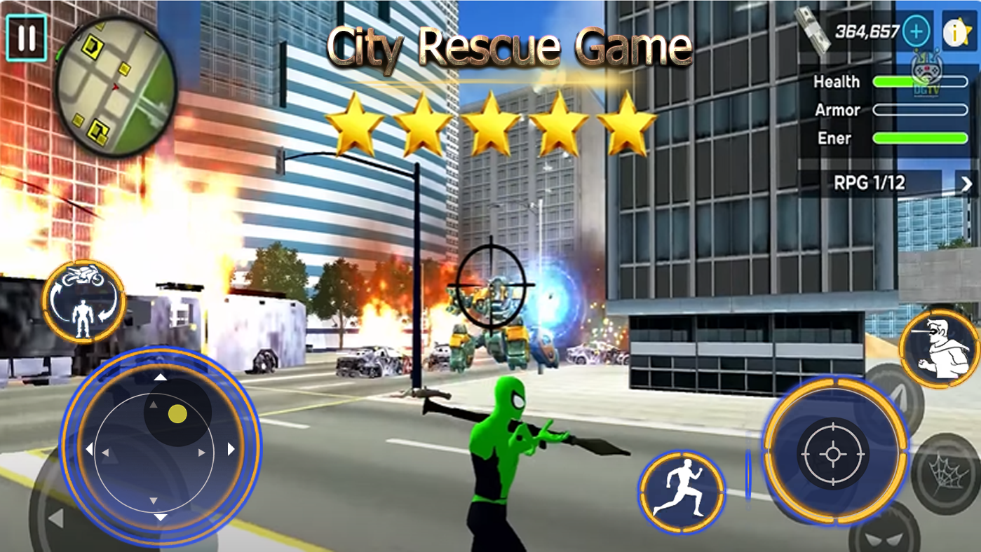 Spider Robot Transform 3D Game 게임 스크린샷