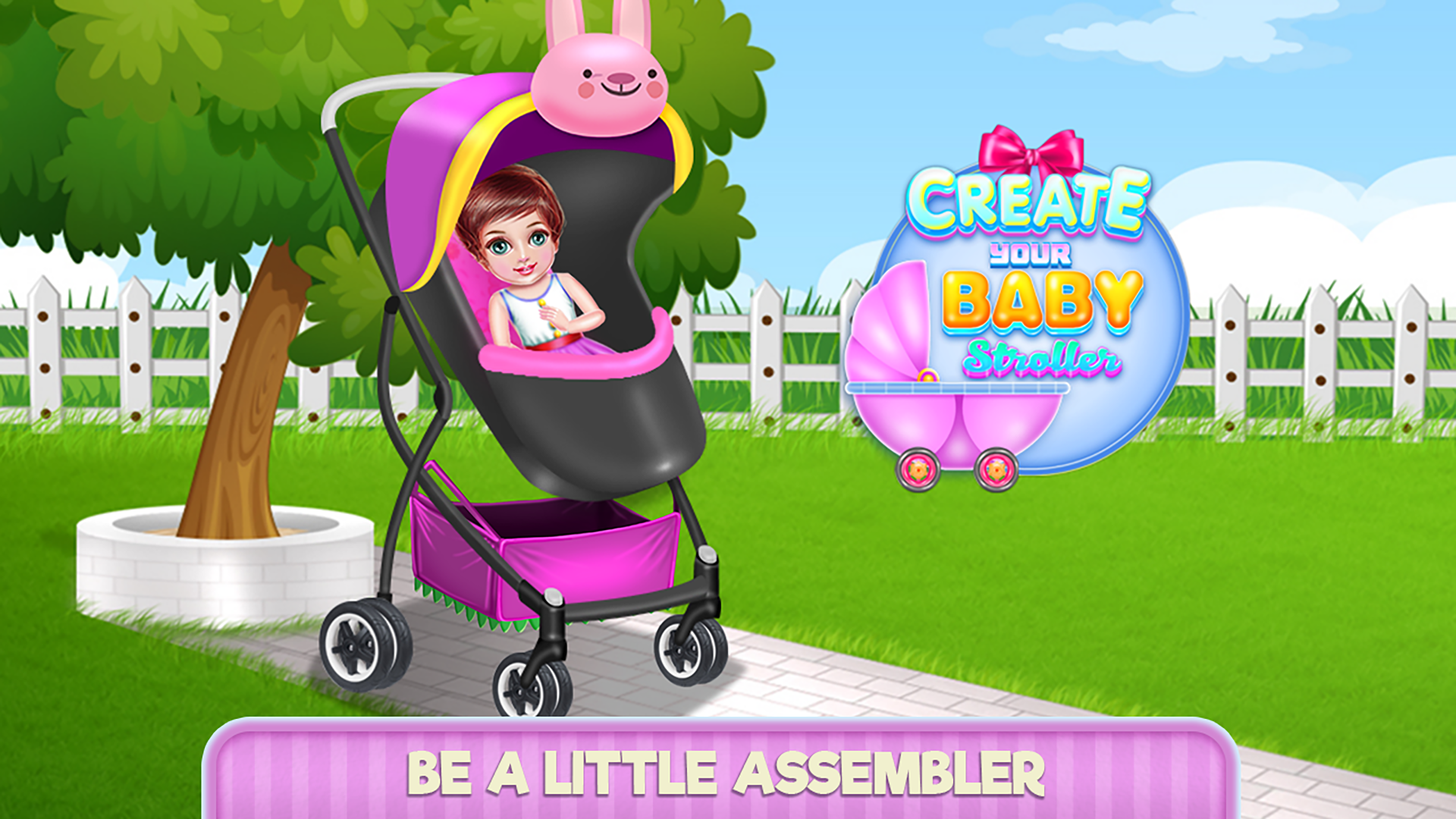 Create Your Baby Stroller Game Screenshot