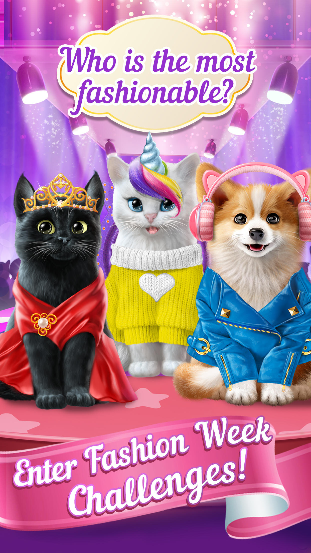 Knittens: Cats & Dogs Game Screenshot