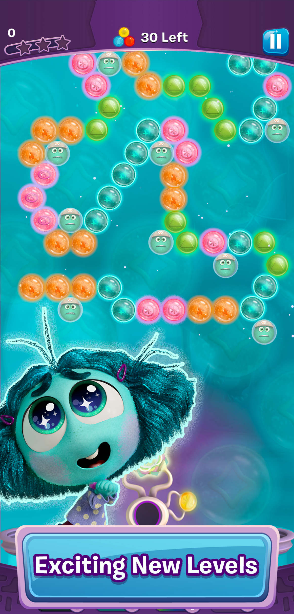 Inside Out Thought Bubbles Game Screenshot