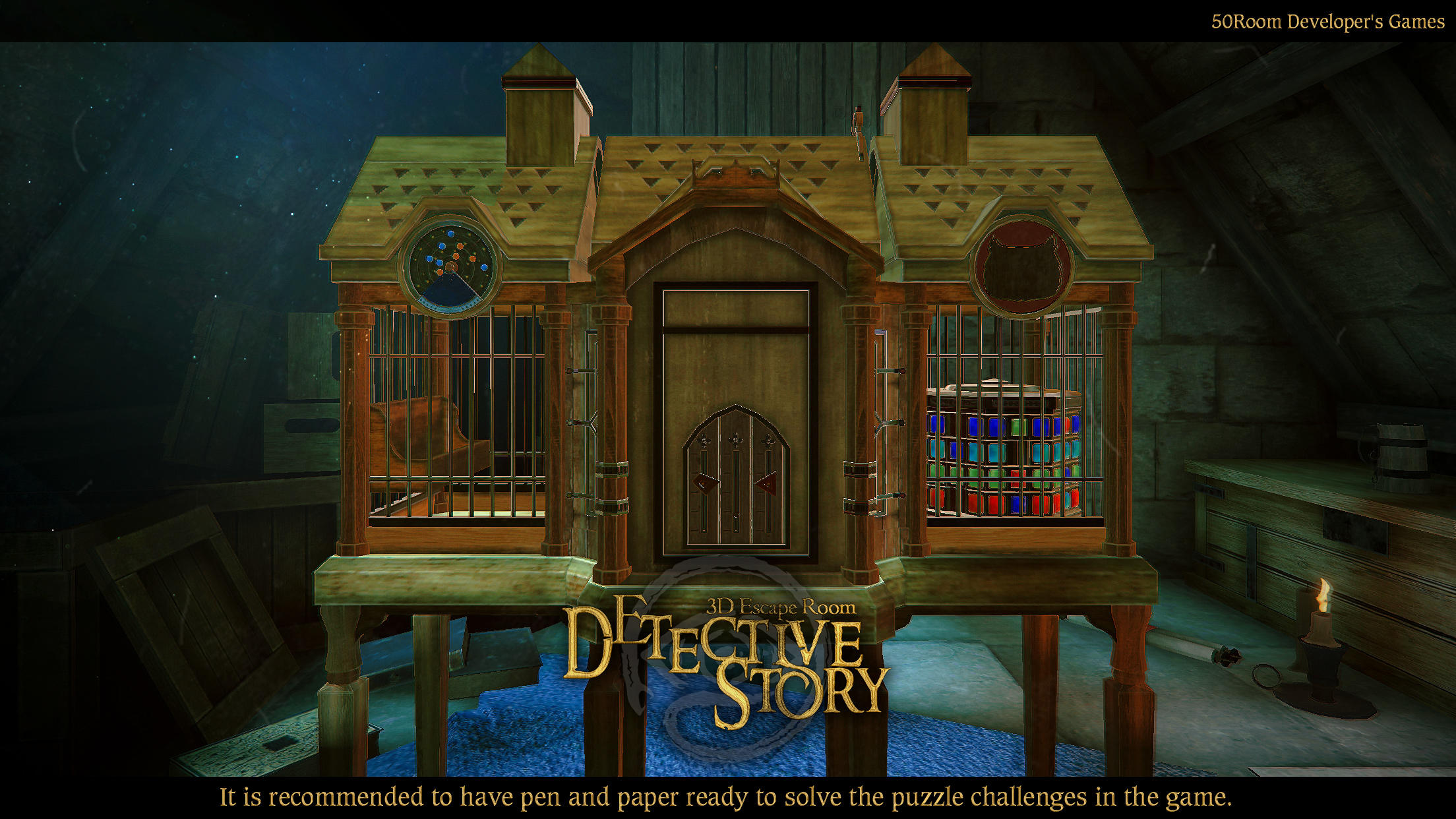 3D Escape Room Detective Story 게임 스크린 샷
