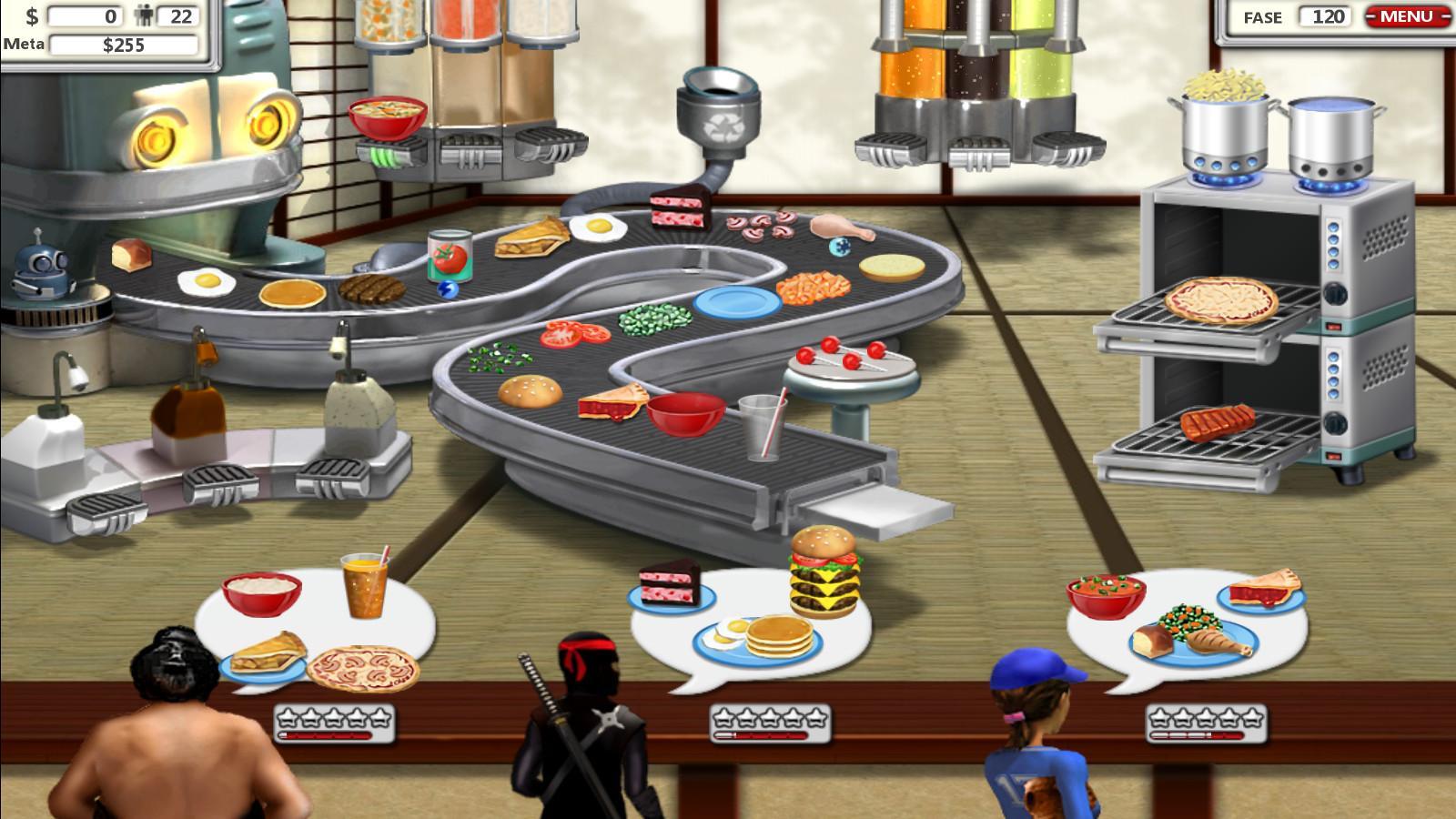 Captura de Tela do Jogo Burger Shop 2