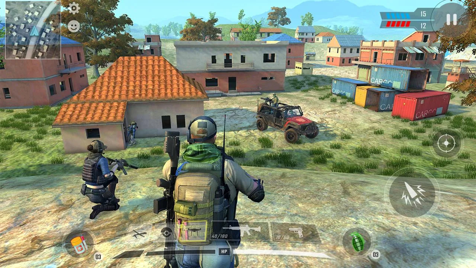 Cuplikan Layar Game Commando War Army Game Offline