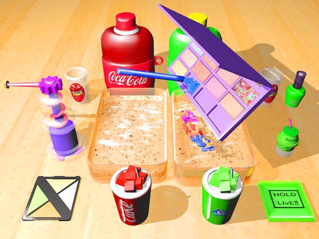 Makeup Slime Fidget Toys Games 게임 스크린 샷