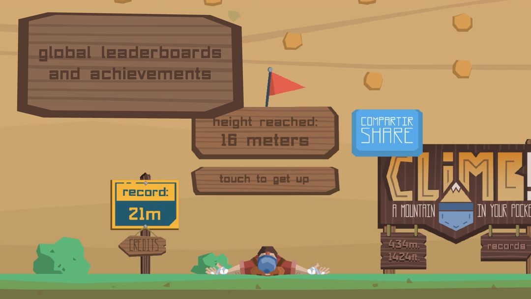 Screenshot of Climb! A Mountain in Your Pocket - Free