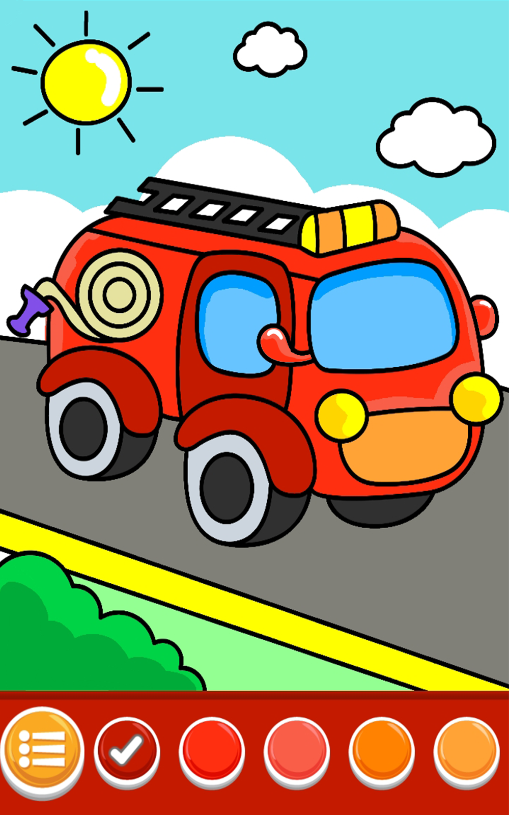 Cars Coloring Book Kids Game ภาพหน้าจอเกม