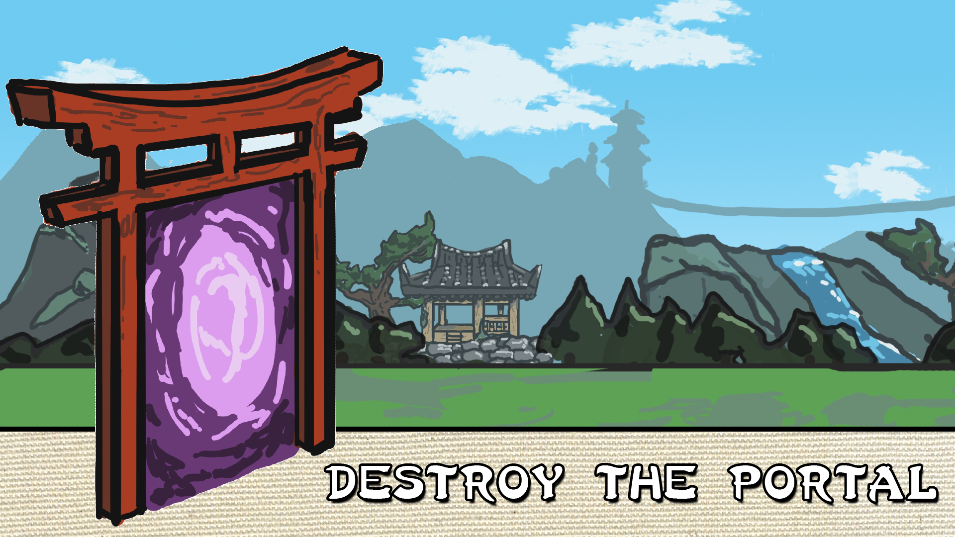 Captura de Tela do Jogo Ninja Guerra: Ataque dos Oni