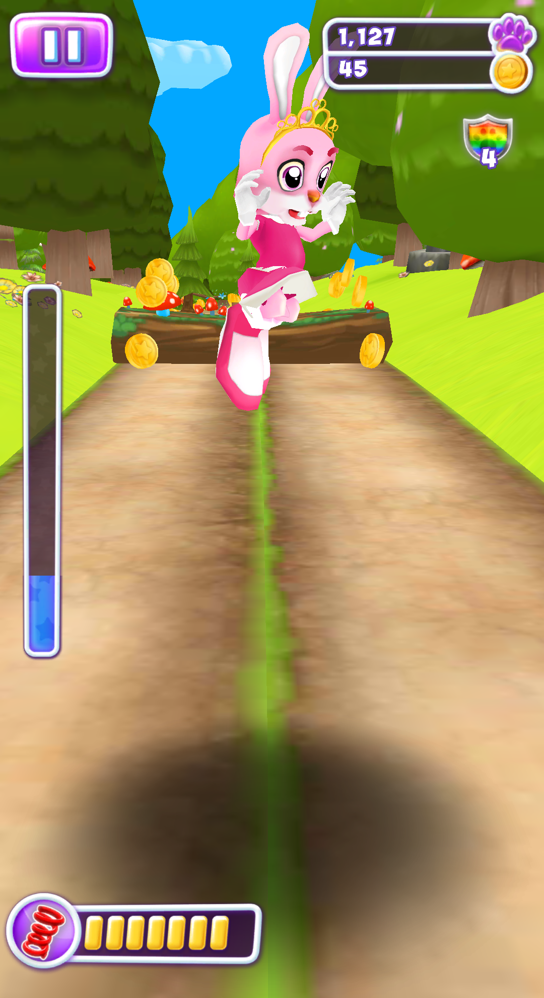 Screenshot of Bunny Rabbit Runner
