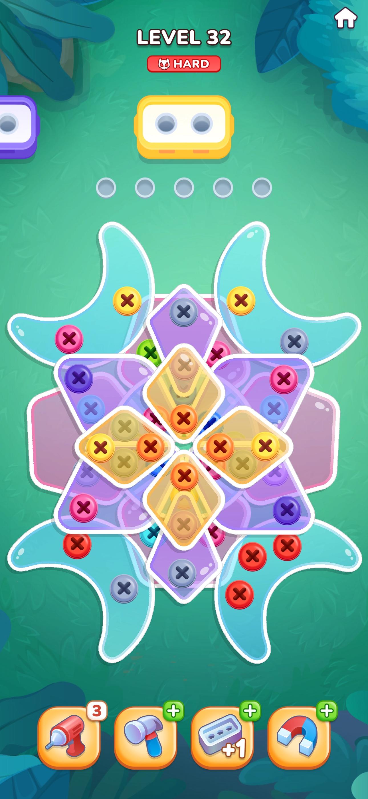 Screw Stars: Unlock and Solve Game Screenshot