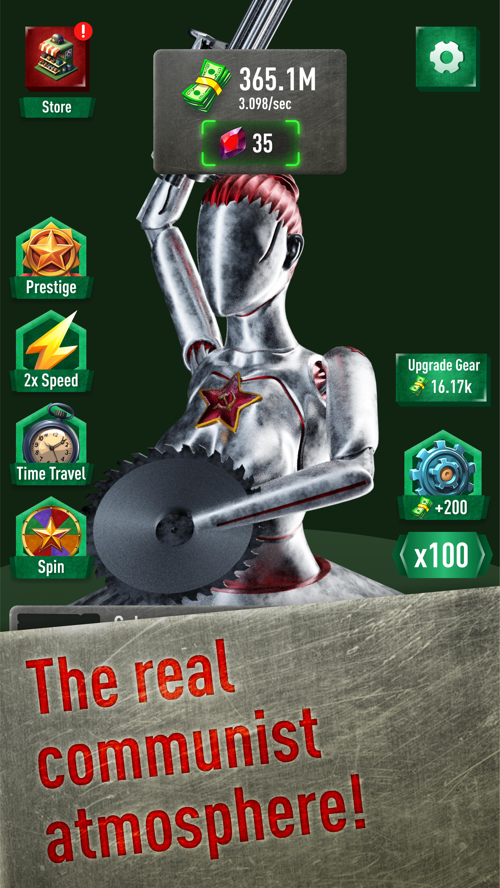 Screenshot of Idle USSR robots — atomic war