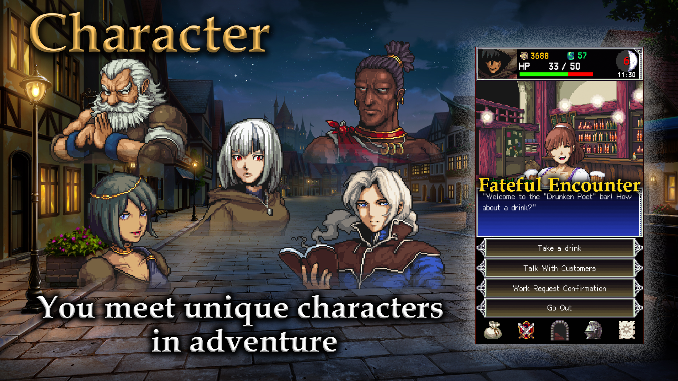 DarkBlood2 - hack & slash RPG- Game Screenshot