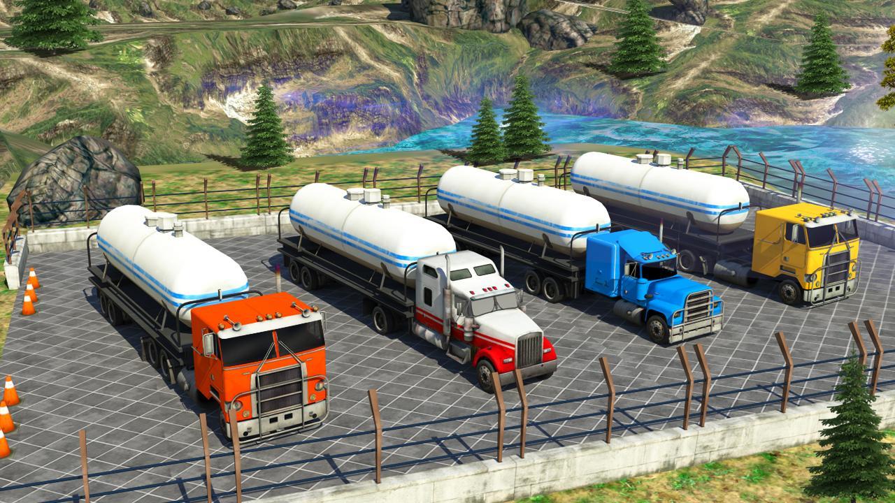Oil Tanker Truck Simulator: Hill Driving Game Screenshot