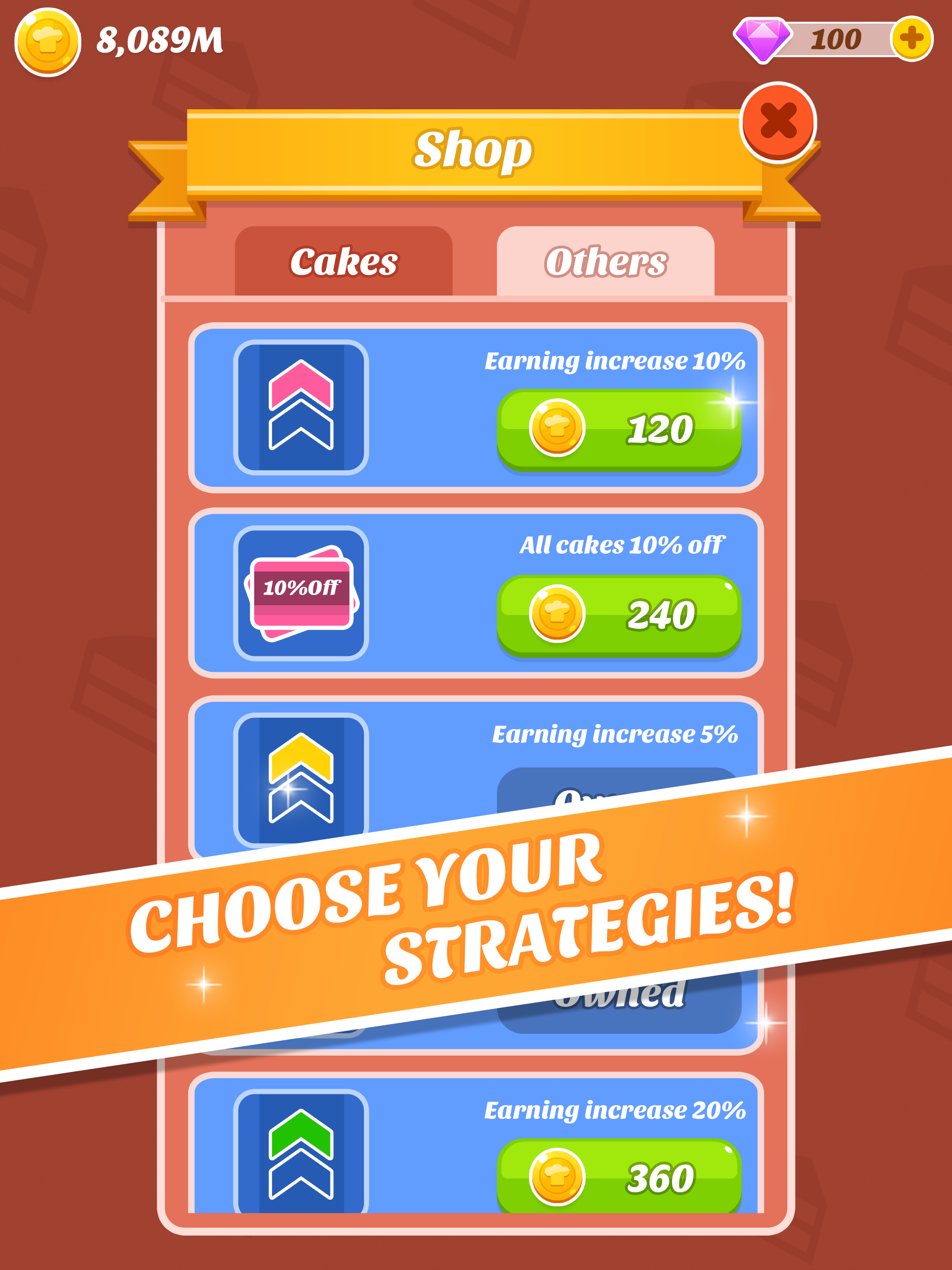 Merge Desserts - Idle Game Game Screenshot