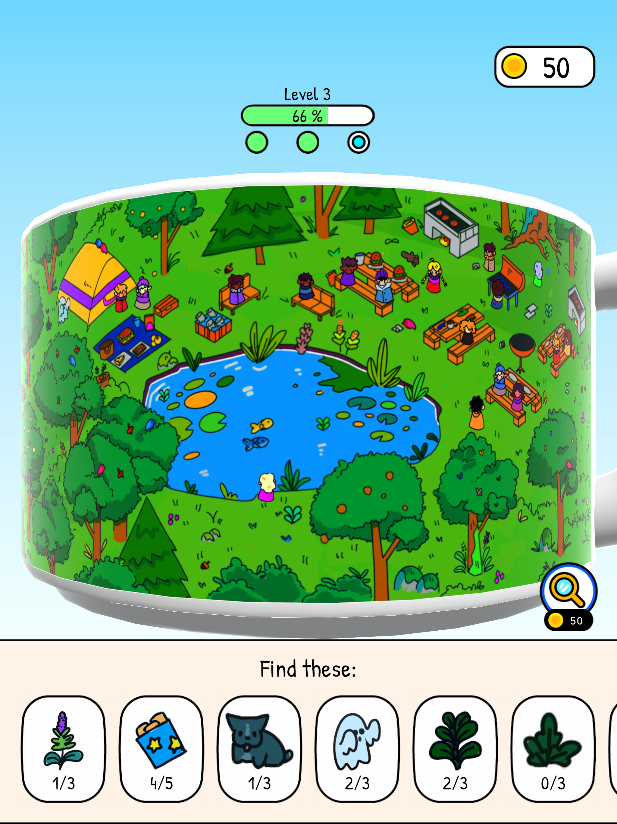 Cuplikan Layar Game Hidden Art 3D