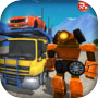 Icon of Car Robot Transporter Truck