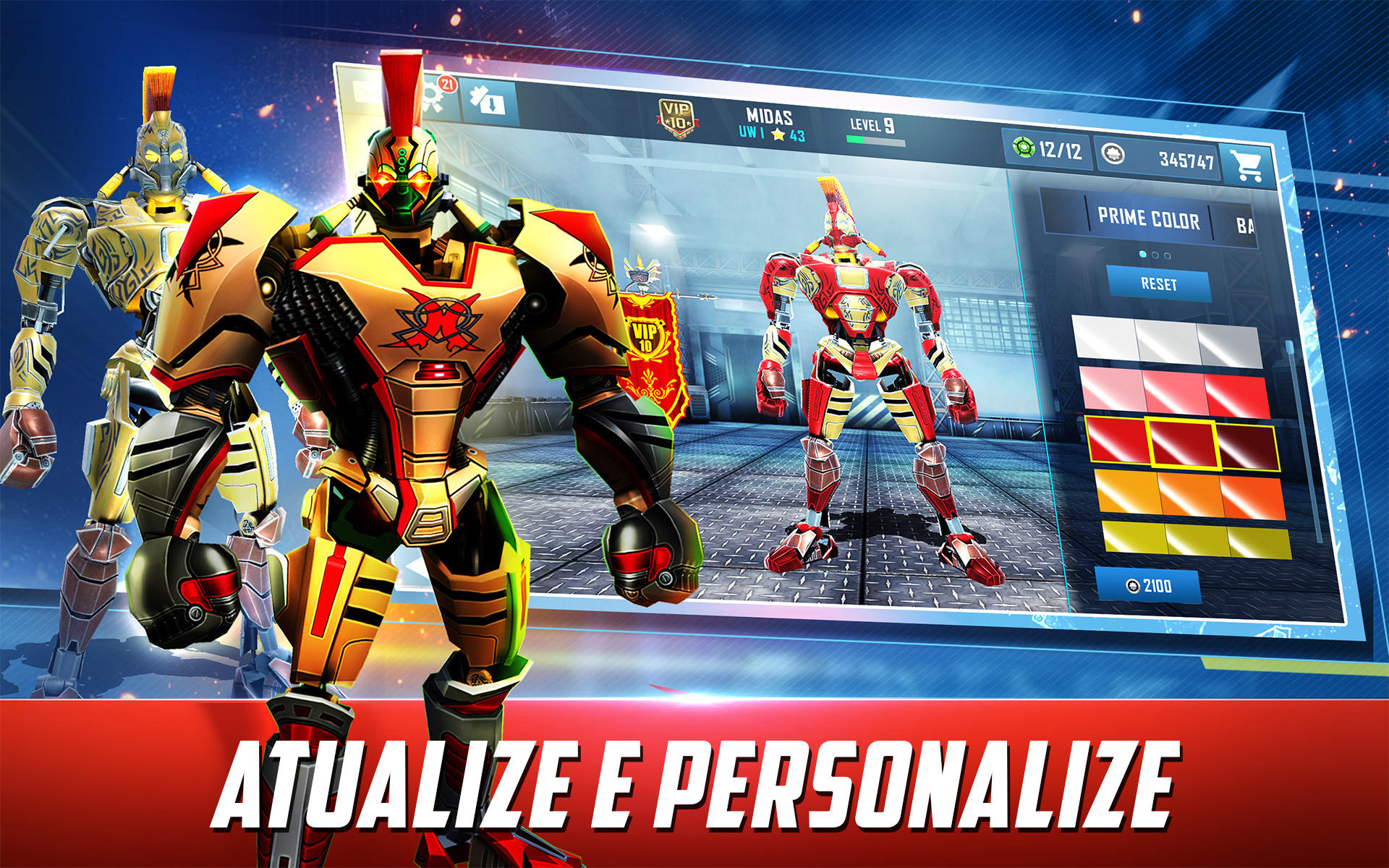 Captura de Tela do Jogo Real Steel World Robot Boxing