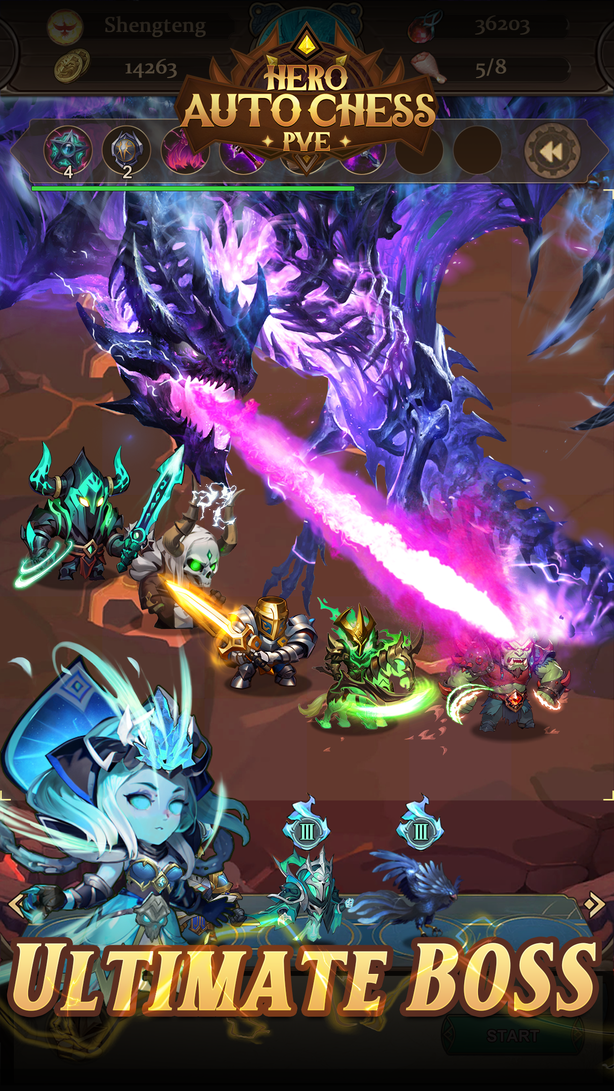 Hero Auto Chess: PVE Game Screenshot