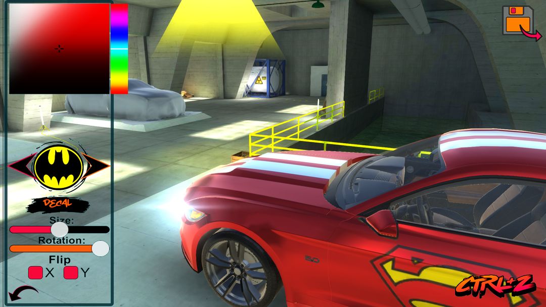 Mustang Drift Simulator 게임 스크린 샷
