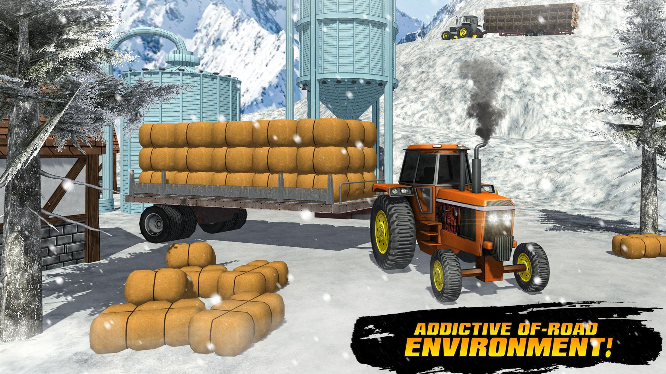 Cargo Tractor Hill Climb Offroad Simulator 3D Game Screenshot