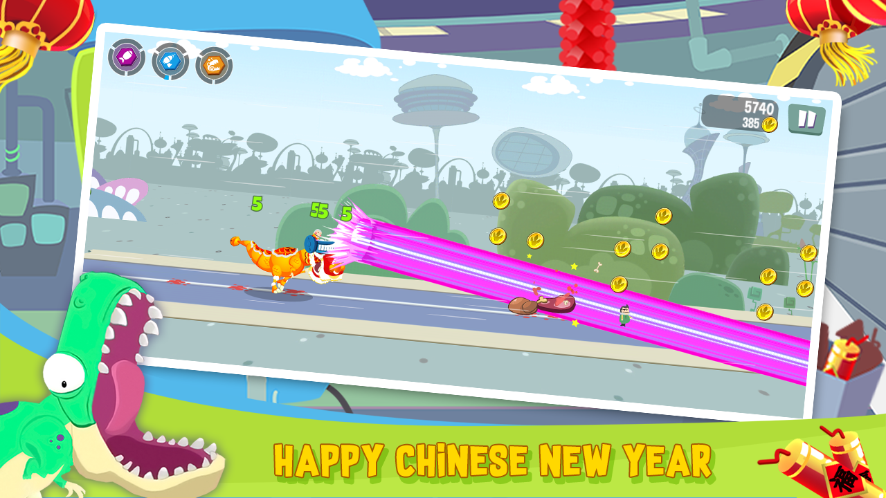 Unstoppable Rex Game Screenshot