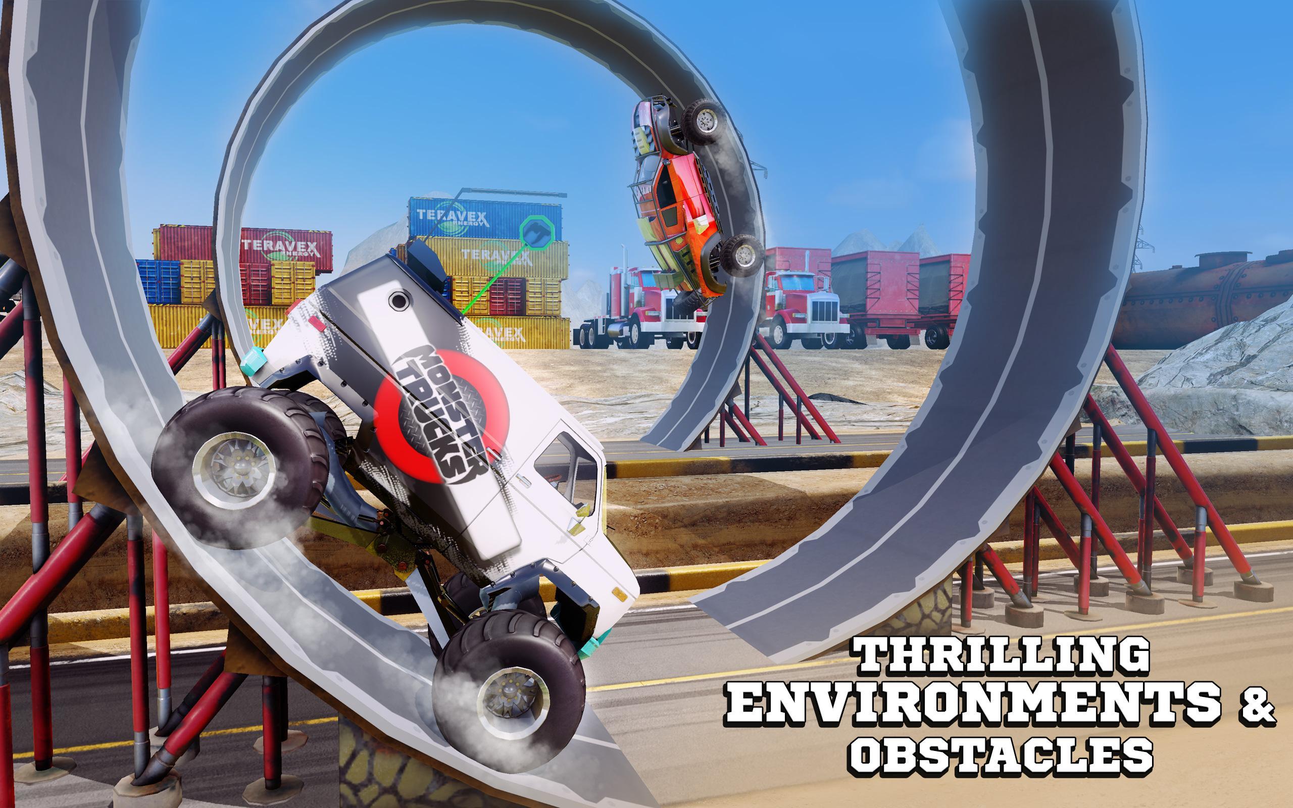 Скриншот игры Monster Trucks Racing 2021