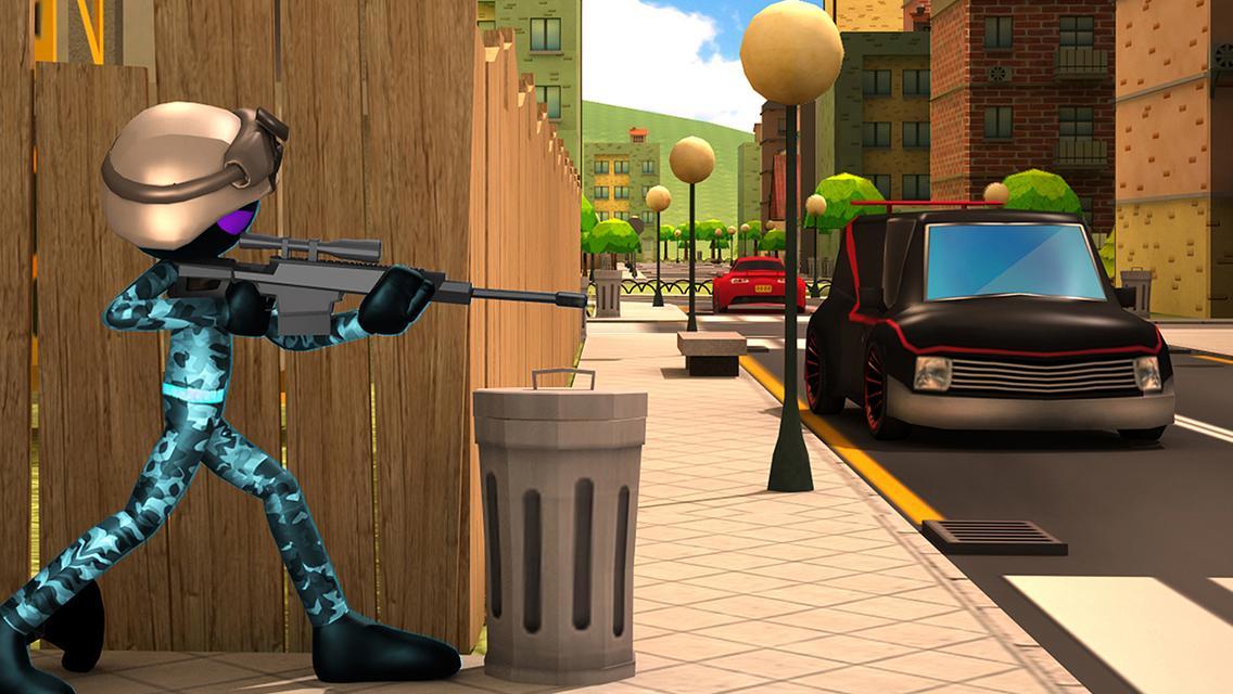 Stickman Sniper Squad 2017 Game Screenshot
