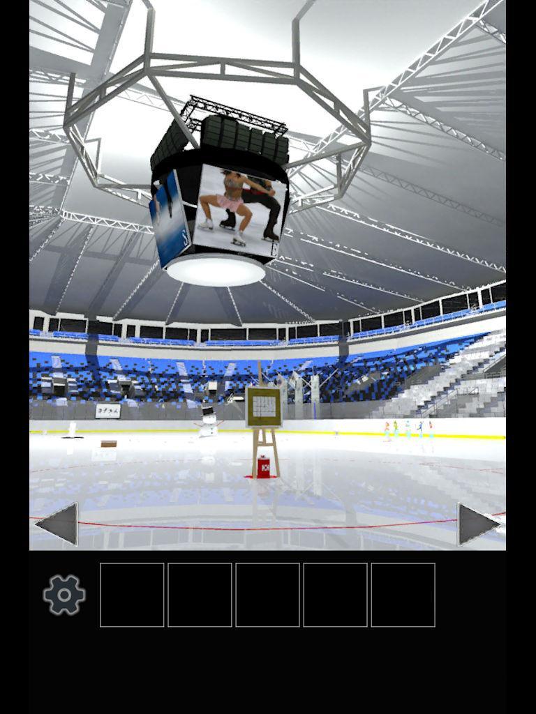 Escape from the skating hall. ภาพหน้าจอเกม