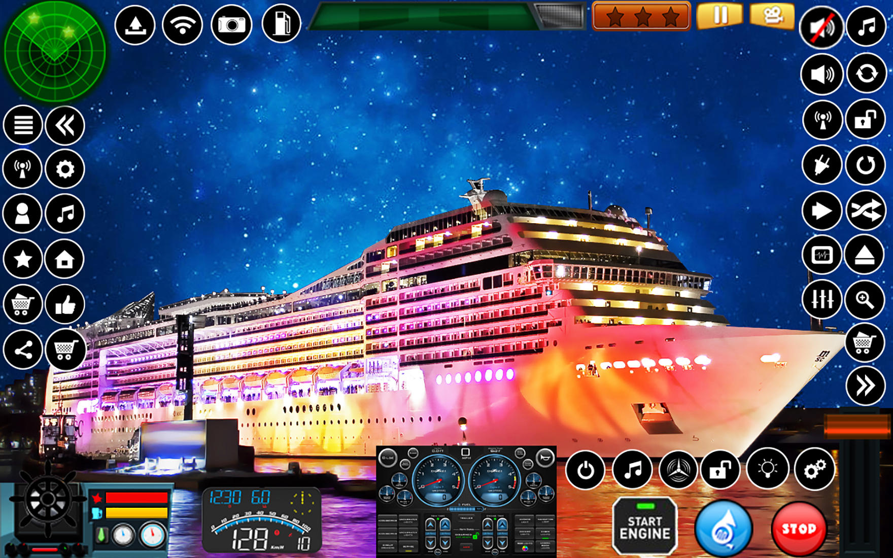 Ship Games Fish Boat Game Screenshot