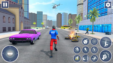 Spider City Battle Fighting 3D Game Screenshot