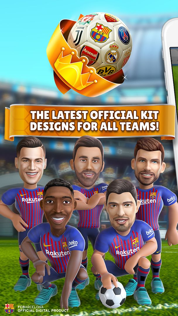 Kings of Soccer - Multiplayer Football Game ภาพหน้าจอเกม