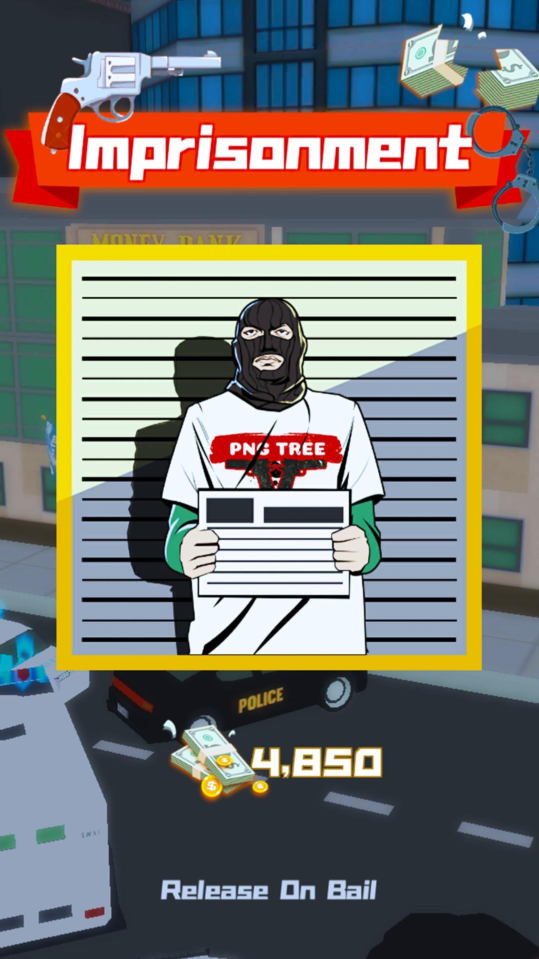 Hit n Escape - Run away from the police chasing Game Screenshot