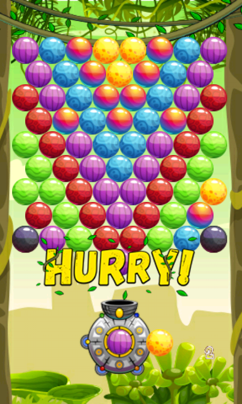 Jungle Bubble Shooter Game Screenshot