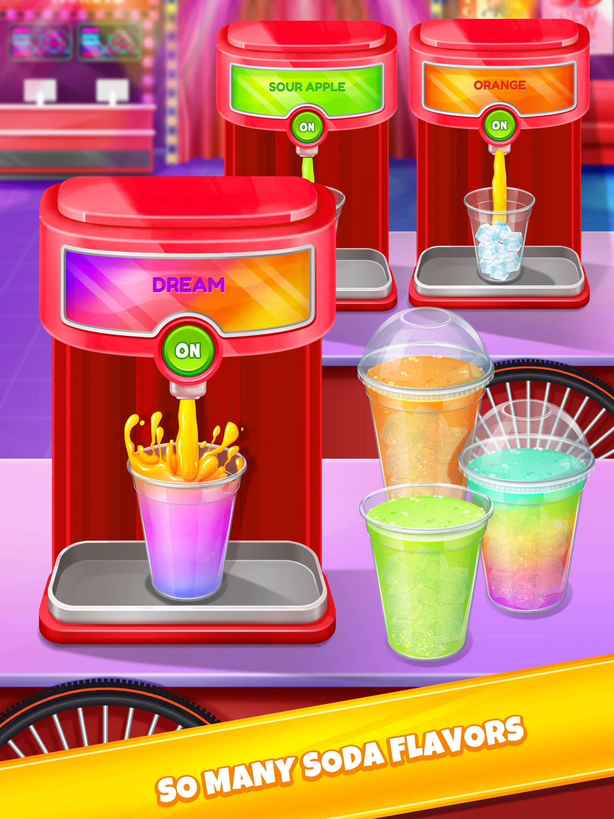 Crazy Movie Night Food Party - Make Popcorn & Soda Game Screenshot