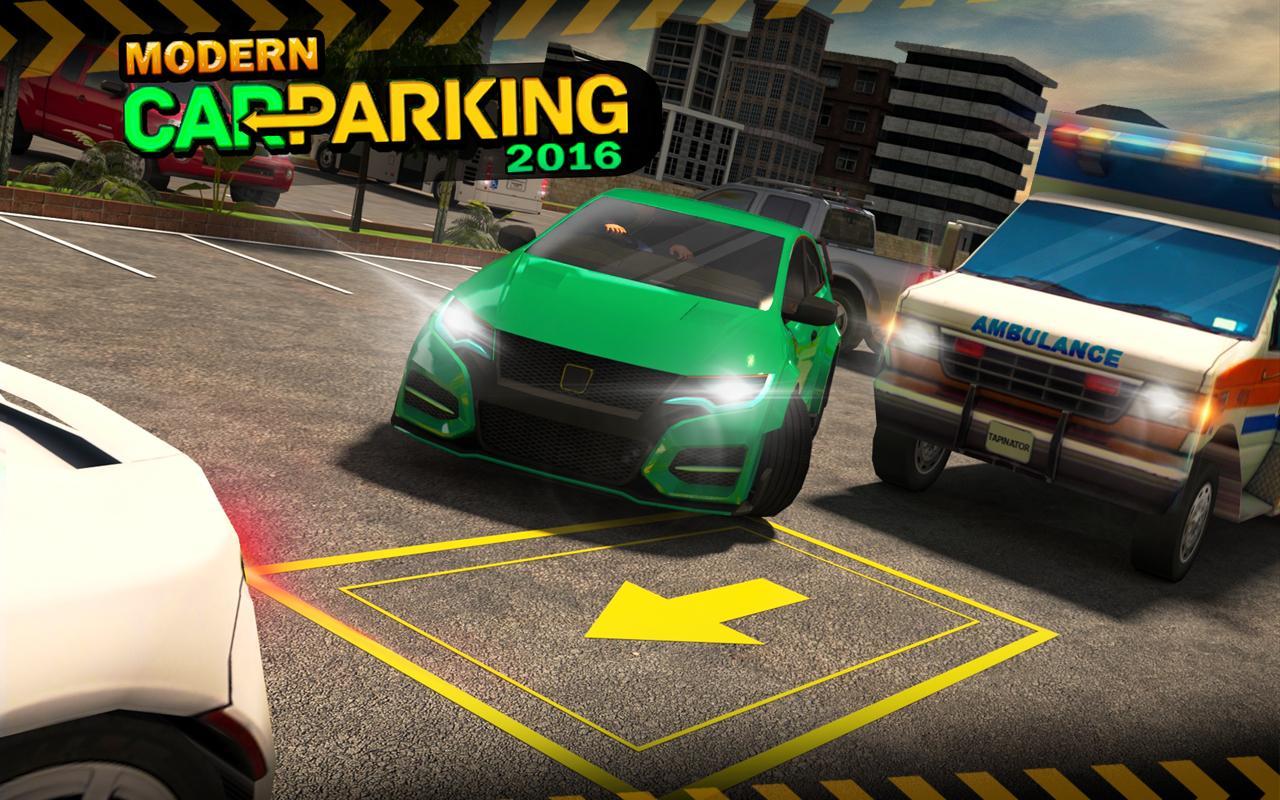 Modern Car Parking 2016 Game Screenshot