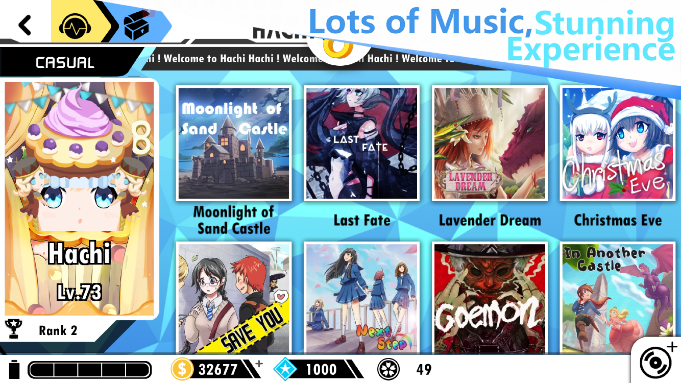 Hachi Hachi Game Screenshot