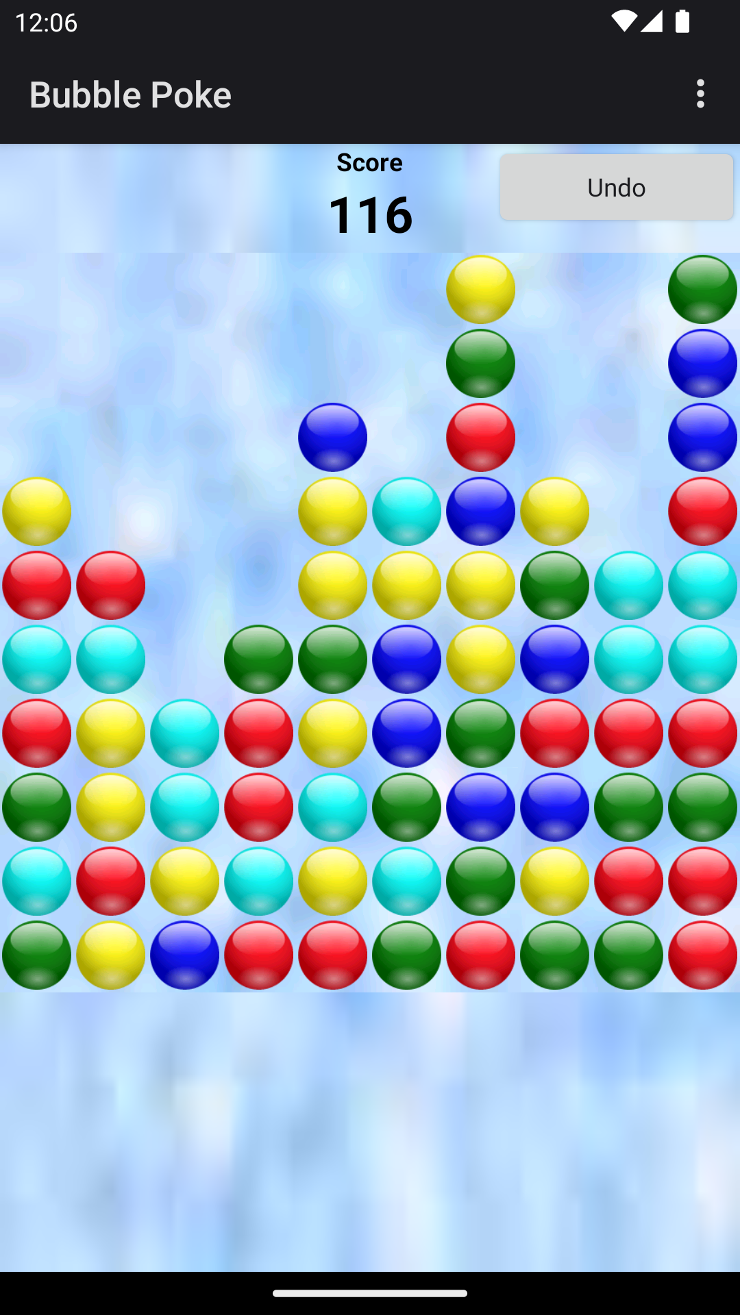 Bubble Poke Game Screenshot