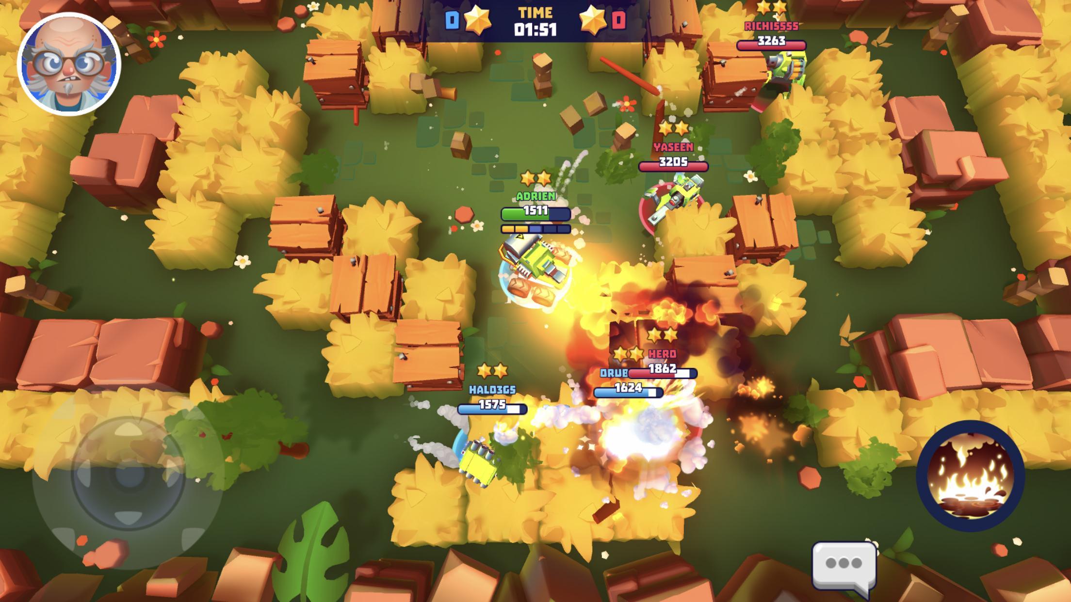 Tanks a Lot - 3v3 Battle Arena Game Screenshot