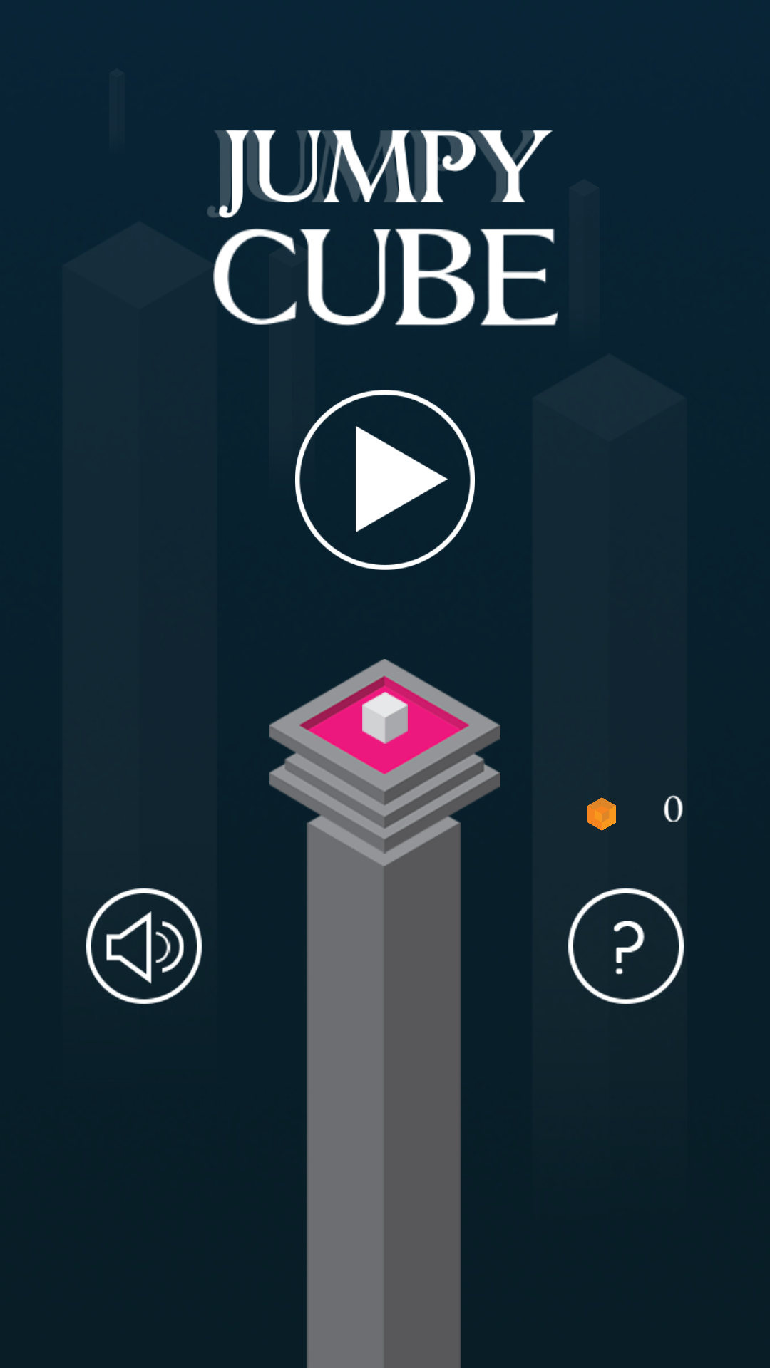 The Jumpy Cube Game Screenshot