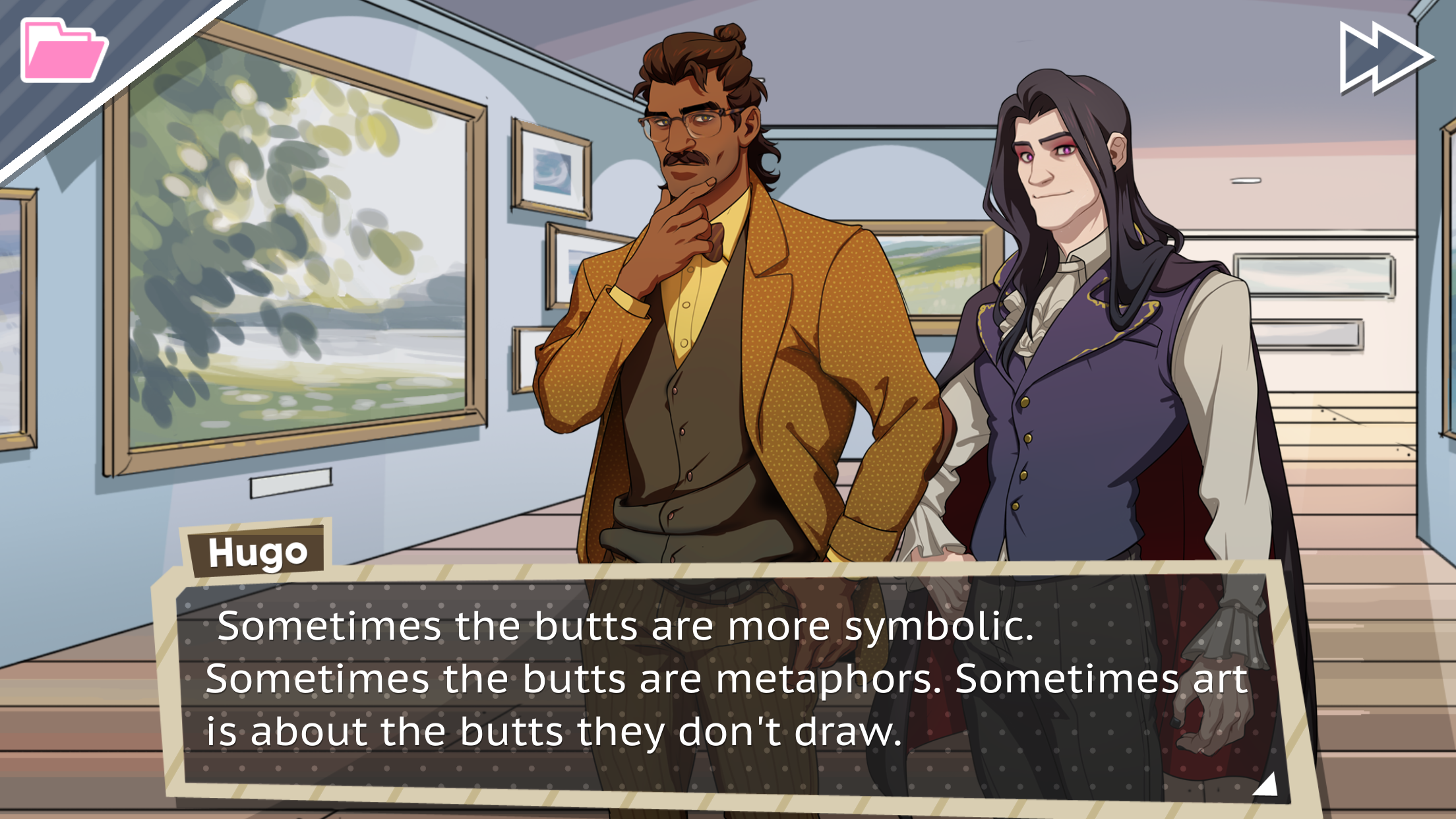 Dream Daddy Game Screenshot