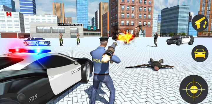 Banner of Police Crime City 3D 