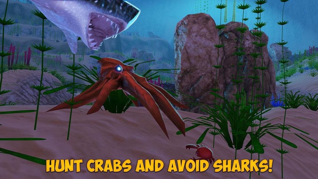 Screenshot of Octopus Simulator: Sea Monster